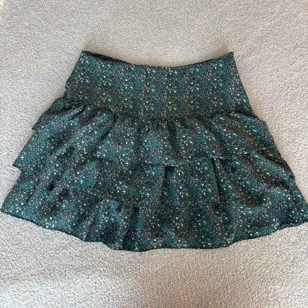 Essentiel Antwerp Blue Flowy Mini Skirt | EU 38 / M